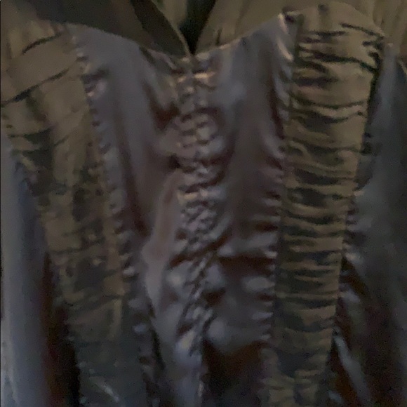 INC black silk “corset” top - Picture 5 of 5